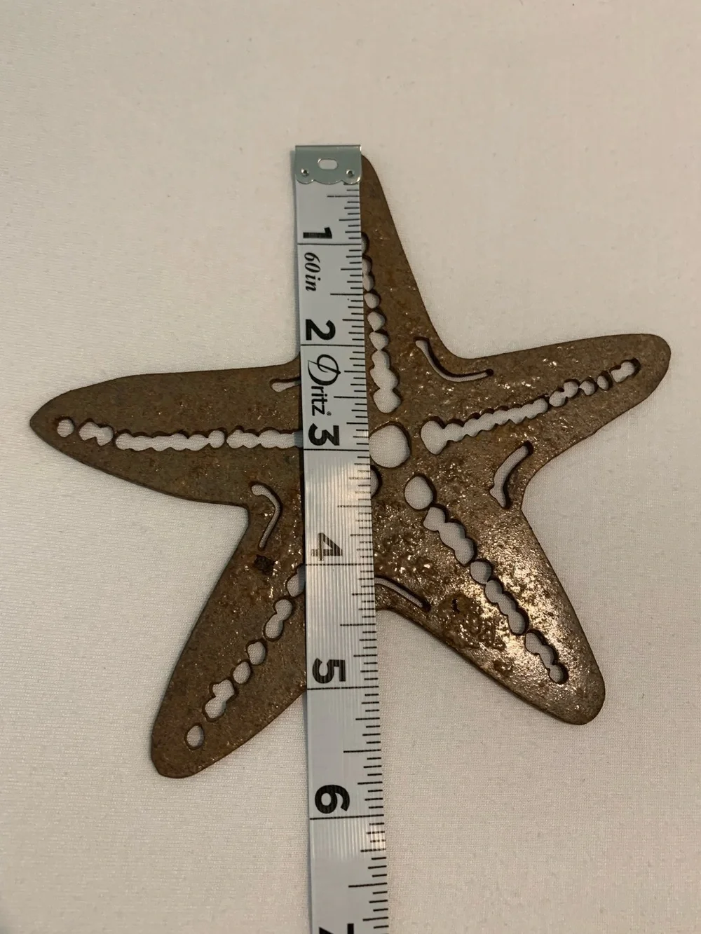 Rustic Coastal Metal Wall Art Set Crab Seahorse Starfish Beach Nautical Decor
